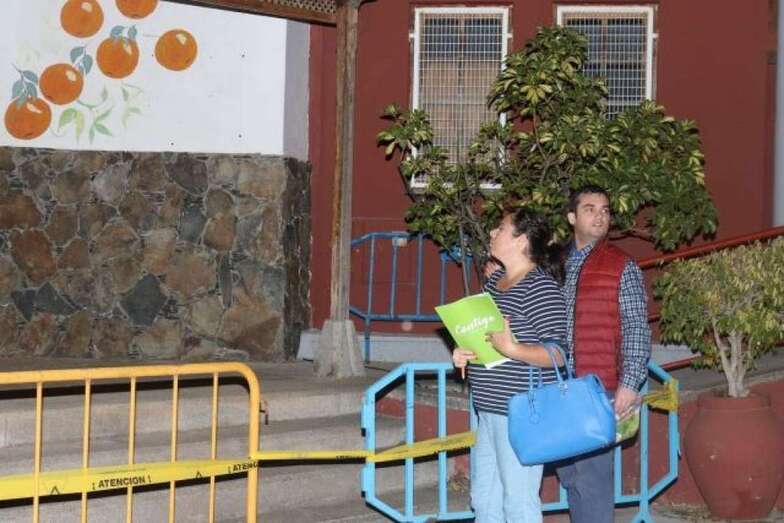 Dirigentes de CSD en La Higuera Canaria (Foto TA)